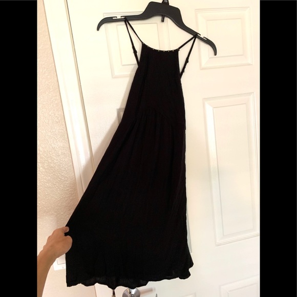 Volcom Black What a Stud Mini Flare Dress. Size S - Picture 5 of 16